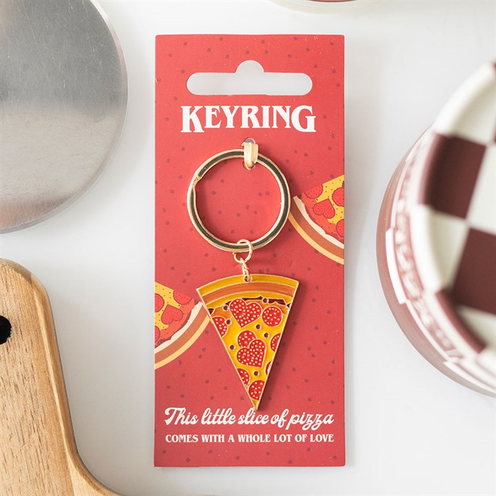 Pizza Slice Keyring 🍕