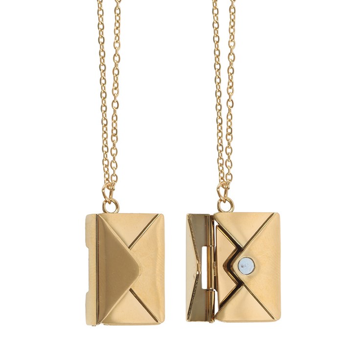 Secret Message Locket Necklace & Card 💌