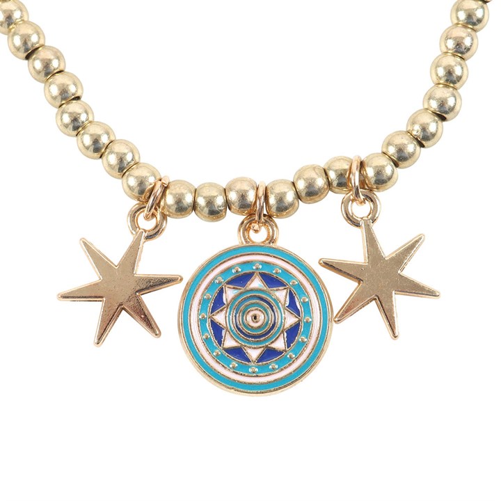 All Seeing Eye Beaded Charm Bracelet 🧿