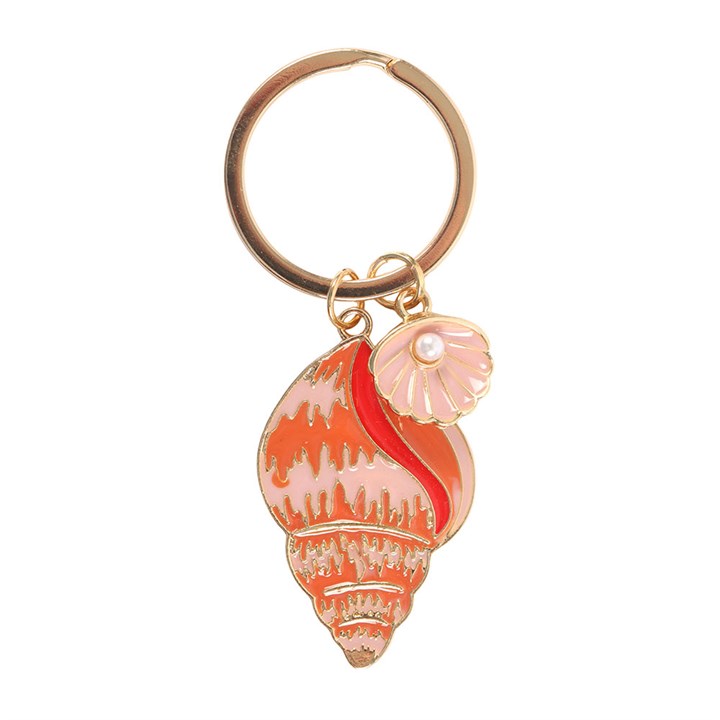 High Tide Shell Keyring 🐚
