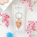 High Tide Shell Keyring 🐚