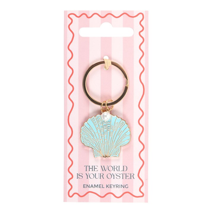 The World is Your Oyster Keyring 🦪
