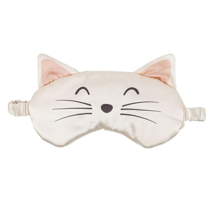 Cat Face Satin Eye Mask