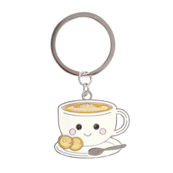 Kawaii Latte Keyring 🍵