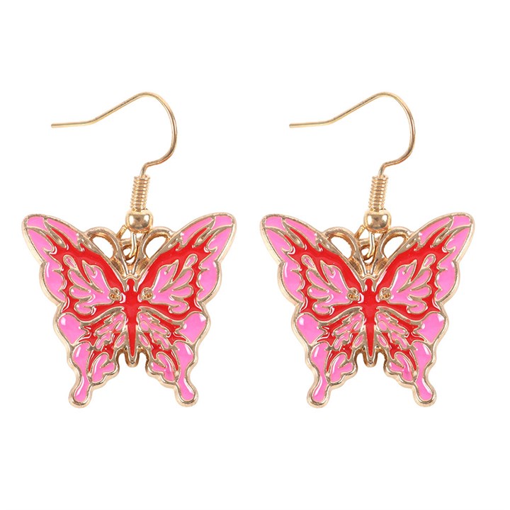 Flaming Butterfly Earrings 🦋