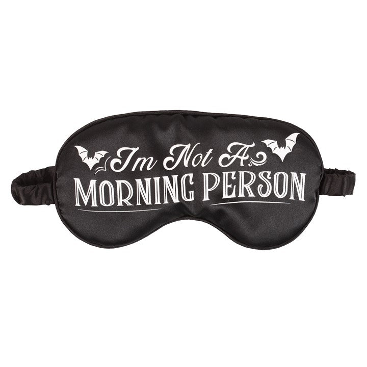 I'm Not a Morning Person Satin Sleep Mask 💤