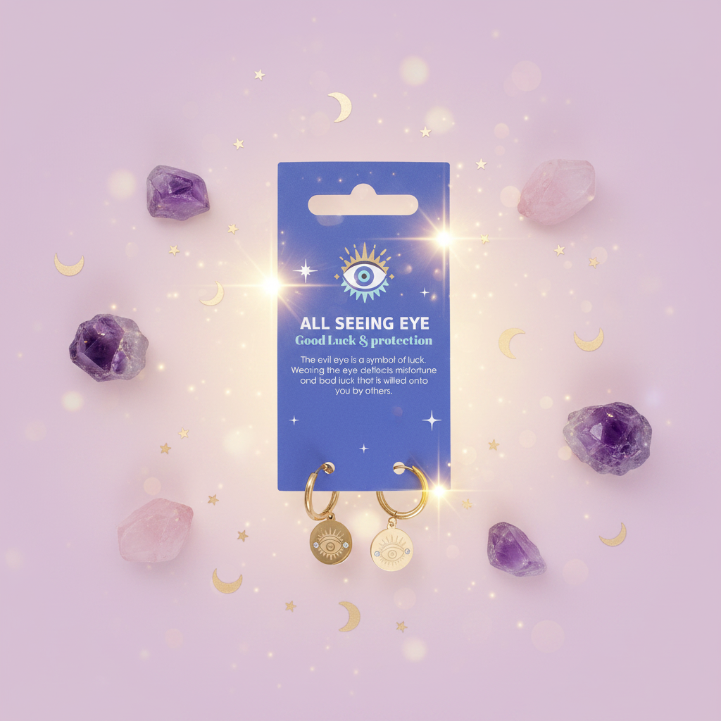 All Seeing Eye Earrings - Girly Mystical