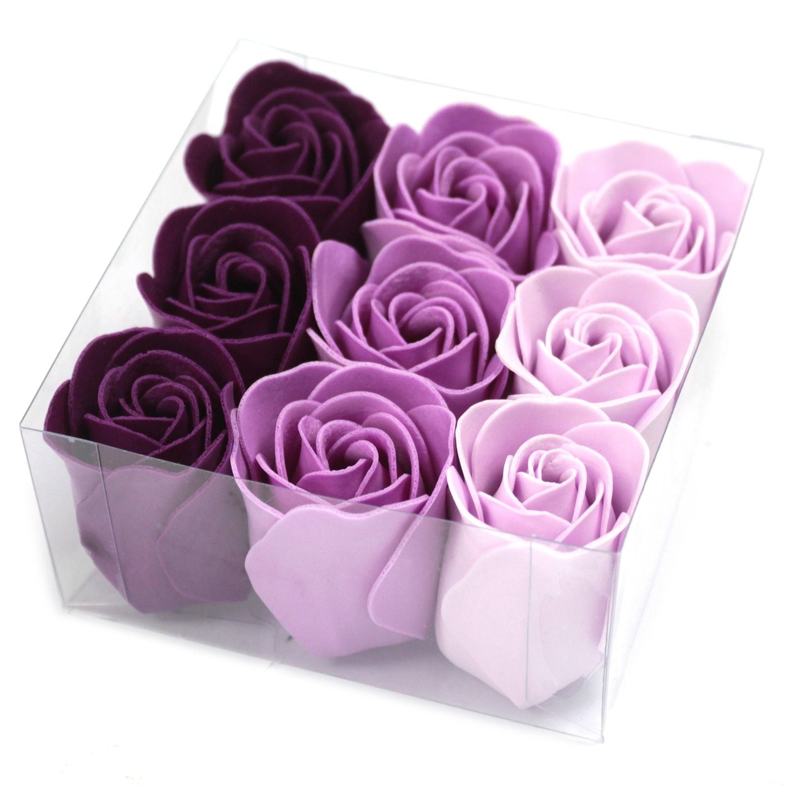Set of 9 Soap Flower - Lavender Roses 💜