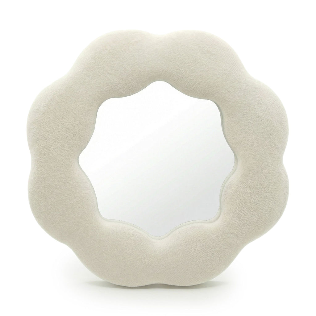 Soft Squiggly Mirror – Flower – Natural