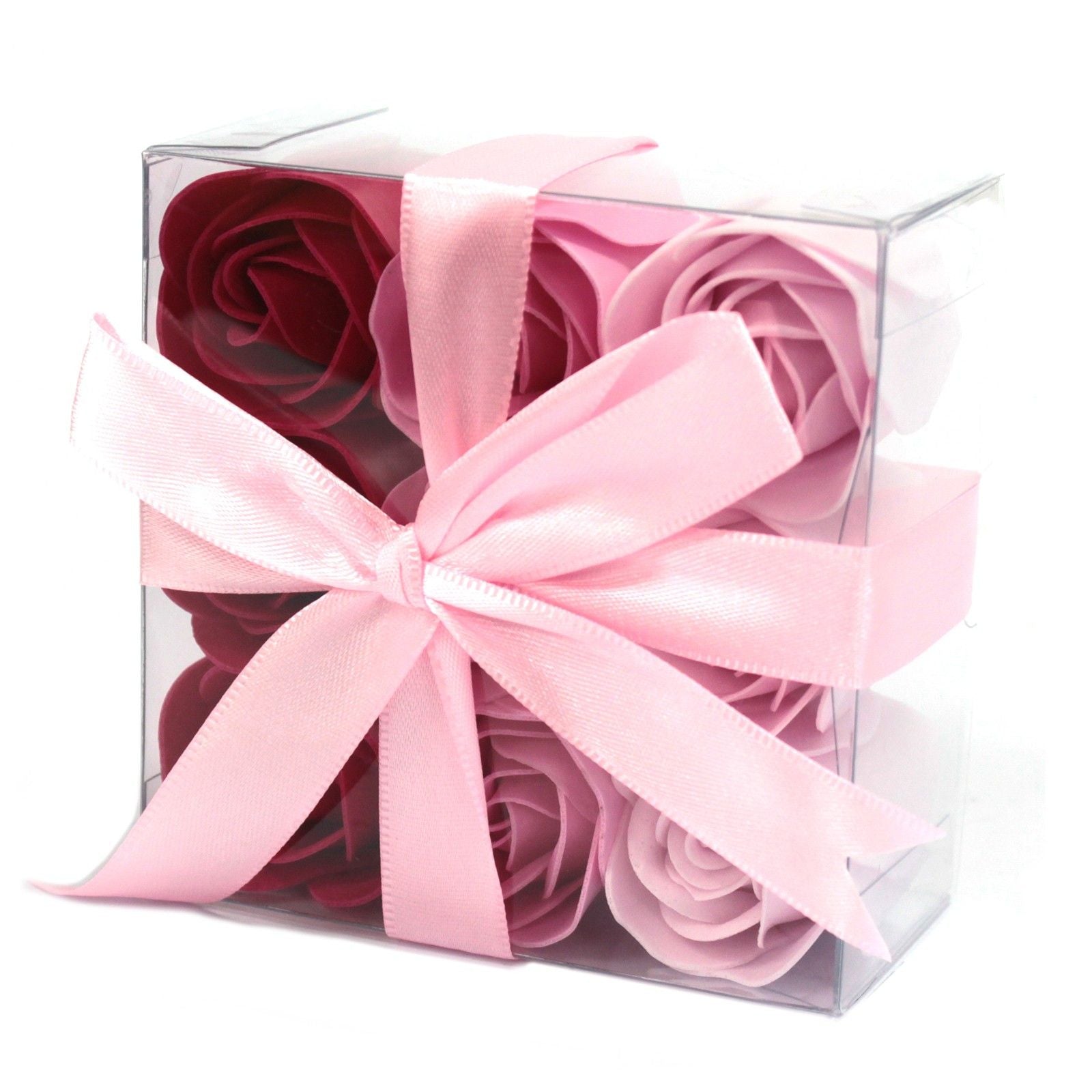 Set of 9 Soap Flowers - Pink  Roses 🩷