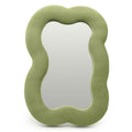 Soft Squiggly Mirror - Large Cloud - Green