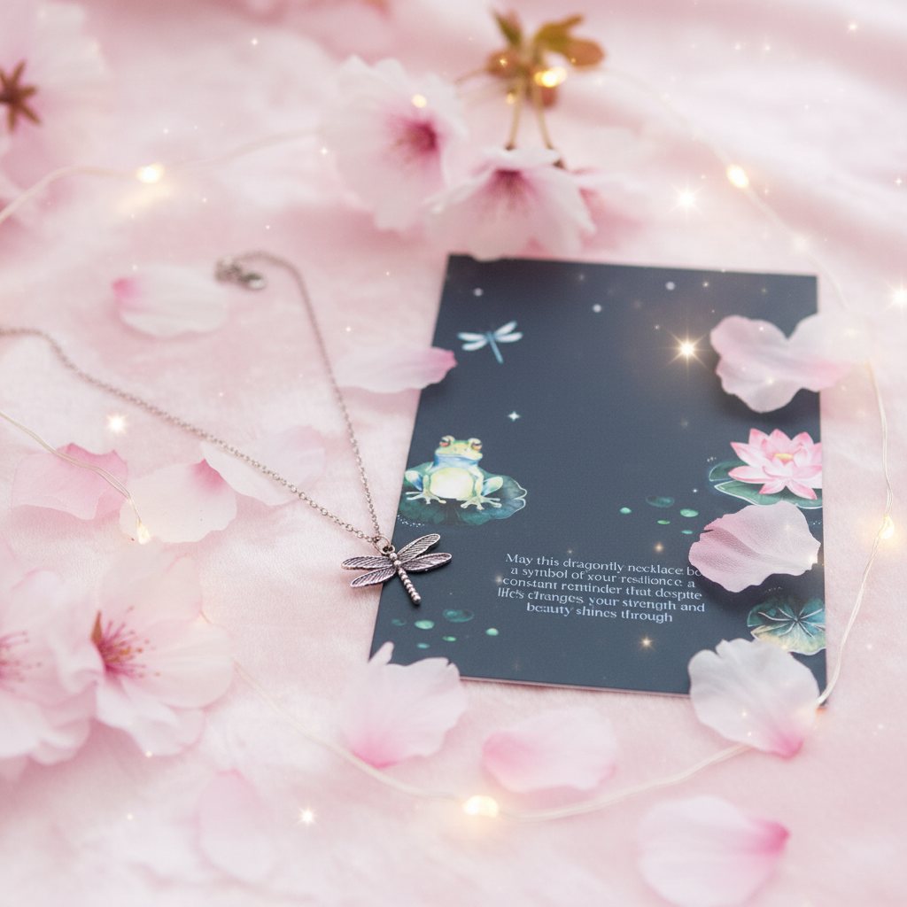 Dragonfly Necklace Teen Aesthetic