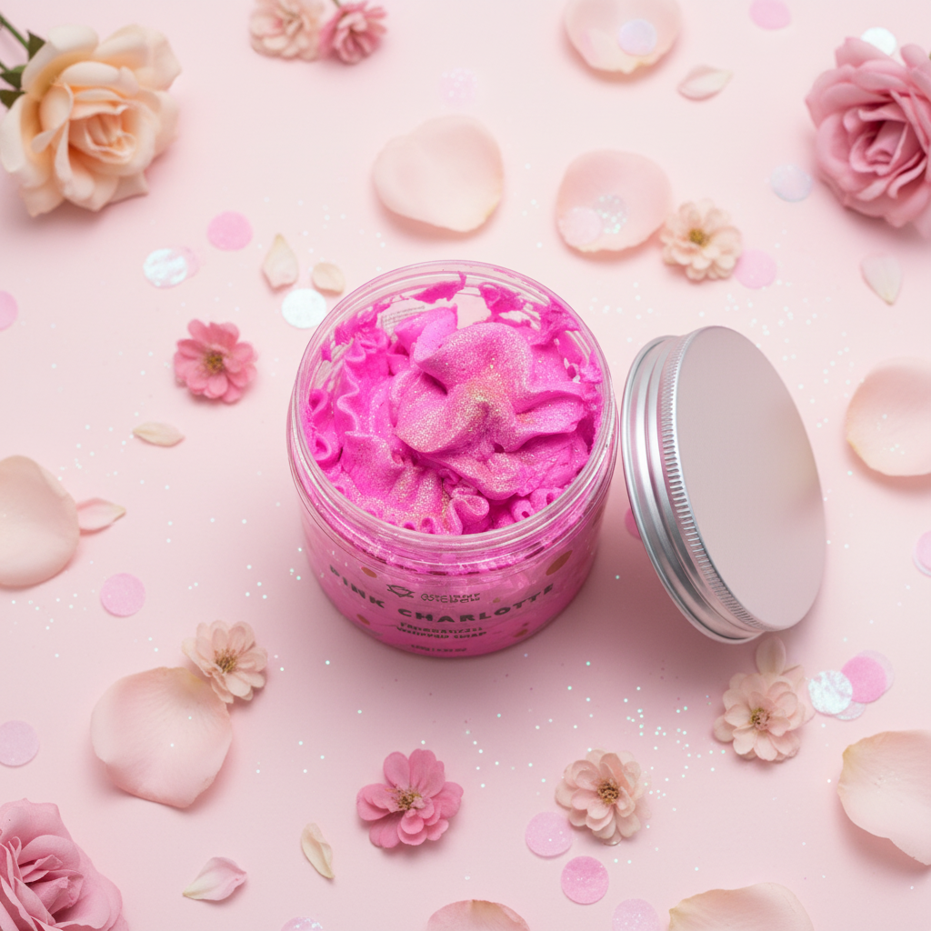 Pink Charlotte Whipped Soap