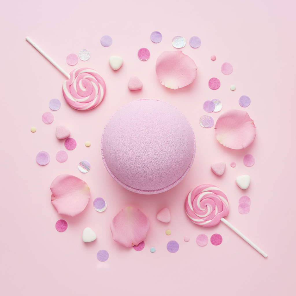 Set of 3 Bubblegum Bath Bombs