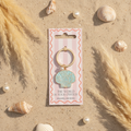 The World is Your Oyster Keyring - Coastal Aesthetic
