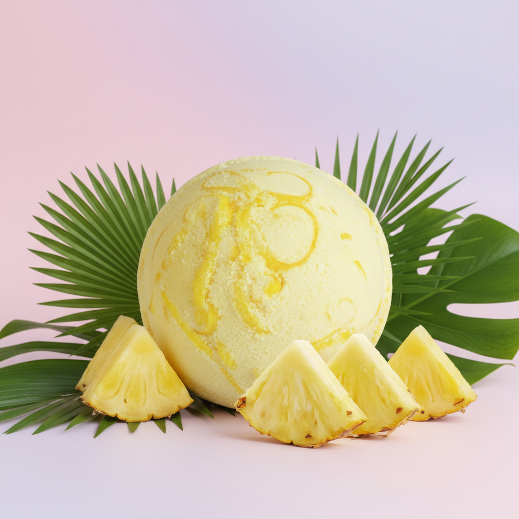 Tropical Paradise Coco Bath Bomb - Pineapple